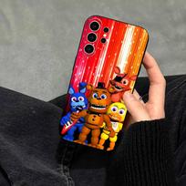 Five N-Nights At F-Freddys Fnaf Phone Case For Samsung S25,S24,S21,S22,S23,S30,Ultra,S20,Plus,Fe,Note,10,9,5G Black Cover Samsung S24fe red