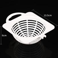 Canary Nest Plastic Cage Breeding Bowl for Resting Hatching Pet Birds Easy Install Accessory gray