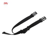 Adjustable Backpack Chest Strap Outdoor Travel Sternum Harness Webbing Buckled Anti Slip Nylon Bag Belt Backpack Accessories black