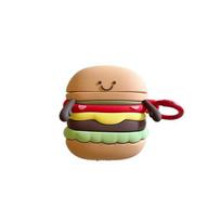 Cute burger expression for AirPods pro1 generation protective case 1 generation pro1 generation apple bluetooth headset case Airpods 3rd generation beige