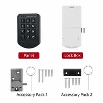 Battery Operated Digital Cabinet Lock Keyless Electronic Password Lock  Billiard Cue Cases juoda