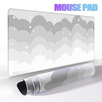 Pink Cloud Desk Mat Kawaii Large Mouse Pad XXL Cute Office Rubber DeskPad Extended Pads Gaming Keyboard Accessories Large Mats 30cmx60cm white