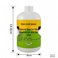 Fast-Drying Low Odor Jewelry & Hair Clip Glue – Flexible Adhesive for Metal, Acrylic & Resin yellow