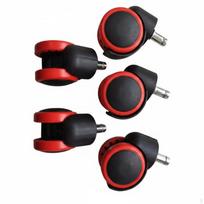 5 Pieces rotateing Chair caster 360Degree Rotation Wheel noiseless Operation Furniture 2 Inch