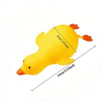 Hot Duck Shaped Squishy Squishies Antistress Fidgets Cartoon Cute Goose Vent Prop For Adults Birthday Gift Decompression Favors 2pcs yellow