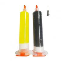 2Pcs Pimple Popping Toy Filling Grease Diy Stress Relief Pimple Face Simulator Silicone Acne Nose Refill Grease Accessories yellow