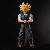 Anime Dragon Ball Z Trunks Figure  Future Trunks Action Figures 25CMPVC Statue Collection Model Toys for Children Gifts black