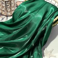 Reflective Surface Liquid Satin Fabric Water Gloss Texture Lightweight Material Shiny Satin Fabric Soft Texture L blue