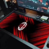 AC Milan Mouse Pad Large Gaming Table Cushion Non-slip Laptop Tablet Big Mousepad XXL Mat Mini PC Playmat With Lock edge_xia 30cmx80cm(11.8x31.5inch)