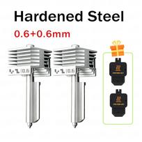 X2D P2S All-in-one Hotend Kit For Bambu Lab H2C H2S H2D Hardened Steel Nozzle 0.2 0.4 0.6 0.8 Same As Original High Quality For H2D H2S H2C