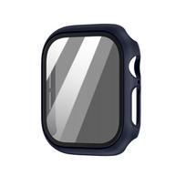 Dėklas Apple Watch Series 12 (42 mm),su apsauginiu stiklu privatumui Blue gray