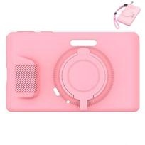 For Kodak Pixpro C1 Camera Silicone Protective Case Camera Silicone Protective Cover Dustproof Soft Shell Anti Drop Cover rožinė