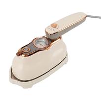Steam Iron Portable 1200W Powerful Multifunctional Handheld Clothes Wrinkle Remover for Home Travel UK Plug 220V beige