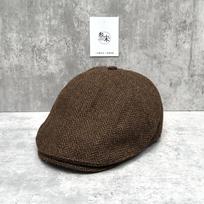 Good Quality Retro British Style Herringbone Forward Hat Men'S And Women'S Autumn Casual Versatile Temperament Beret M（56-58cm） gray