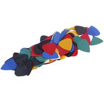 Latest100PCS Acoustic Bulk Celluloid Electric Colored Smooth Guitar Pick Pick Plectrum black