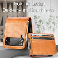 for Samsung Z Flip 7 4 3 6 5 2 flip7 FE Flip6 flip5 Leather Case for Samsung Galaxy Z Flip 4 3 5G Flip3 Flip4 Phone Accessories for Galaxy Z Flip 4 ruda