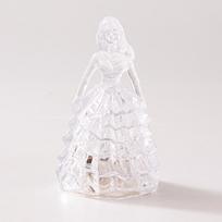 1PC Luminous Acrylic Night Market Supply Princess Night Light Birthday Gift Stall Ring Plastic Toy Colorful white