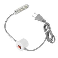 LED šviesos darbas siuvimo mašinai, reguliuojamas magnetinis pagrindas, lempa (#05) gray