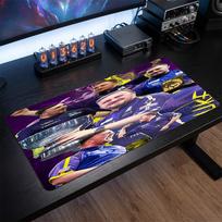 Luke Littler Pattern Mousepad Anti?Slip Rubber Desk Pad For Gaming Working Desktop Decoration 30cmx80cm(11.8x31.5inch)