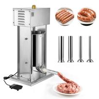 VEVOR Electric Sausage Stuffer, 25 LBS / 12 L Vertical Meat Stuffer, Stepless Speed Control and Foot Pedal 39 x 29.5 x 77 cm
