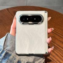 PuraXMax Phone Case Red Premium Feather-Suede Texture Flip Cover With Magnetic Shockproof Design Huawei Pura X Max brown