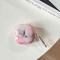 For Samsung Galaxy Buds Core 2 Pro Live 3 Pro FE Case Colorful Aurora Marble Pattern Cover Protective Shell -scratch Funda Galaxy Buds Core gray