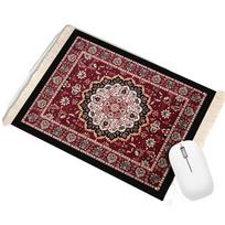 Bohemia Persian Mouse Pad with Tassel Gaming Mouse Pads Carpet Mouse Pad  Computer Desk style12