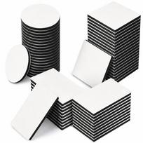 60Pcs/Mixed Strong Double Sided Foam Tape Self Adhesive Mounting Pads No Trace Sticky Squares For Wall Home Car Office Supplies gray