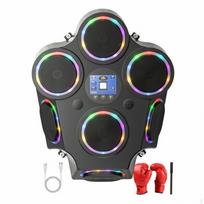 Wall-Mounted Punching Training Pad Interactive Smart Boxing Machine Set gray