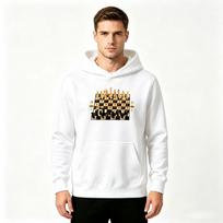 Men's Hoodie 3D Chess Board Print Pullover Long Sleeve Casual Hooded Sweatshirt for Daily Wear M balta