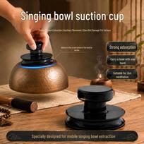 Silicone Suction Cup for Nepal Singing Bowl - Buddhist Sound Healing Accessory gray