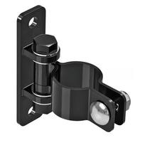Heavy Duty Carbon Steel Gate Hinge Set for Farm Fence Rust Resistant Electroplated Finish Black Silver 35mm for Gate Hardware 60mm juoda