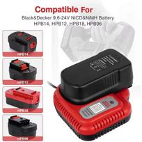 Battery Charger For Black&Decker 9.6V 12V 14.4V 18V 24V NiCD NiMH Battery Replacement for Black and Decker 18V Charger tool EU Plug