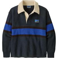 Patagonia Perdirbto Vilnos Mišinio Polo Megztinis 50900 XS blue