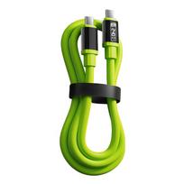 Type C Fast Charging Charger For Samsung Huawei Xiaomi Type C USB Quick Charger Cable Date Sync Nylon Braided Wire Charger Cable žalia