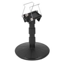Dažymo stovo rinkinys 19 cm skersmens Rankinis dažymo pasukamas staliukas Besisukantis stalas automobiliams, tankams, lėktuvams black