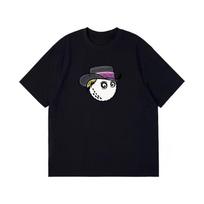 2025 new model Golf Casual TShirt 2025  Mens  Womens Cotton Round Neck Short Sleeve Outdoor 4XL black
