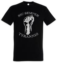 26 Sic Semper Tyrannis II Men's T-Shirt Thus Always To Tyrants USA United States- Unisex T-Shirt M white
