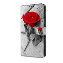 Coque for Sony Xperia 1 VII Rose Flower Case for Sony Xperia 1 VII Sony 1 5 10 VI V IV III Fundas Wallet Leather Back Cover Case Sony Xperia 5 IV white