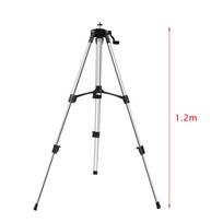 1M/1.2M/1.5M Laser Level Tripod Adjustable Height Level Tripod Bracket Aluminum Alloy Tripod Stand for 5/8 inch Self Leveling white