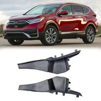 Priekinio valytuvo gaubto kampo apdailos prailginimo juosta Kairė+Dešinė Honda CR-V 2017-2022 black