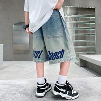 New 2026 Boys' Summer Sports Outfit - Cool, Trendy, and Lightweight for Older Kids gray