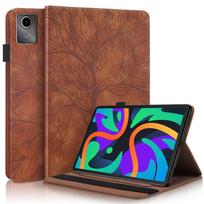 Tablet Coque for Lenovo Idea Tab 11 Case Tb336fu Emboss Tree Flip Wallet Stand Cover for Funda Xiaoxin Pad 11 2025 Case Tb335fc Idea Tab 11 tb336fu mėlyna