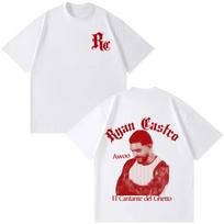 Vintage Washed Ryan Castro Sende Tour 2026 Graphic T-shirt Men Women Printed Tee Summer Casual Fashion Clothing Tops High Quality Streetwear XXXL white
