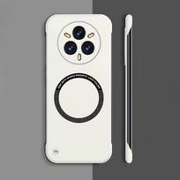 Magnetic Case For Realme 14 Pro+ Anti-fall Back Cover Case for Realme 14 Pro Plus 1PC&ForRealme14ProPlus balta
