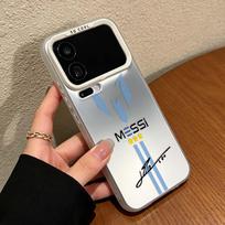 Football M-Messi design Cover For Xiaomi Mi 17 Pro Max 15 14 14T 13 13T 12 11 Ultra Lite Colorful Silver Phone Case Xiaomi 14 Pro black