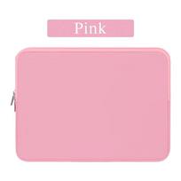 360 Shockproof Laptop Sleeve Case Notebook Bag 13/14/15.6 Inch for MacBook Air Pro HP Dell Lenovo Soft Carrying Cover For 15.6 Inch rožinė