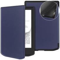 Auto Sleep / Wake Case For PocketBook Verse Lite Pro Color Smart PB619 PB634K3 PB634 PB629 Slim Flip Cover with Soft Back Shell PB Verse Pro mėlyna