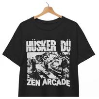 Vintage Husker Du Zen Arcade T Shirt Vintage Versatile Unisex Homme Soft Top For Everyday Wear Fashion Slightly M white