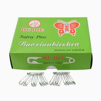 HUDIE Vintage Silver Safety Pin with Metal Buckle green